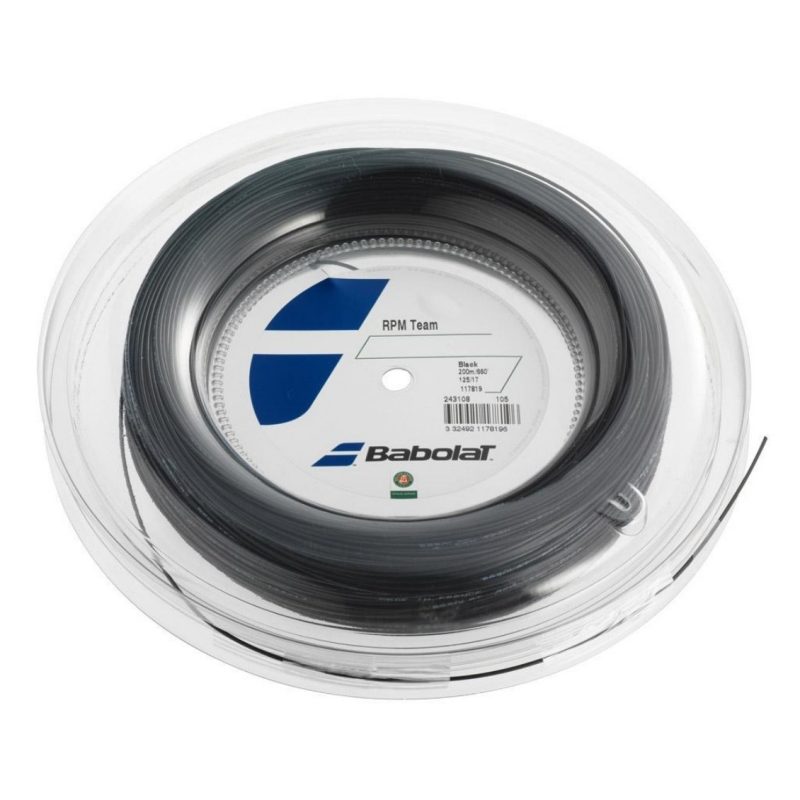 Babolat เอ็นไม้เทนนิส RPM Team 17/1.25mm Tennis String Reel | Black ( 243108 ) - Image 3