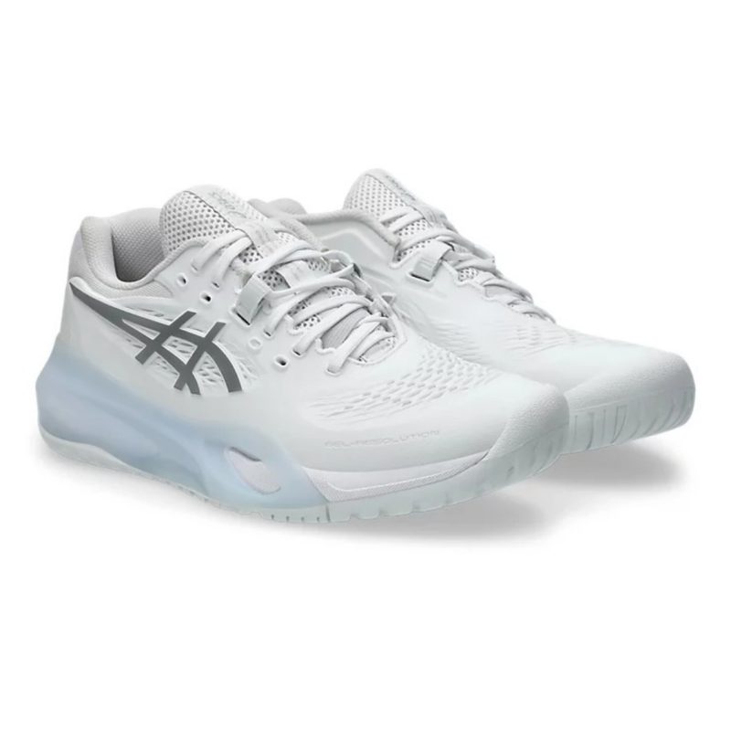 Asics รองเท้าเทนนิสผู้หญิง Gel-Resolution X | White/Pure Silver ( 1042A279-100 ) - Image 2