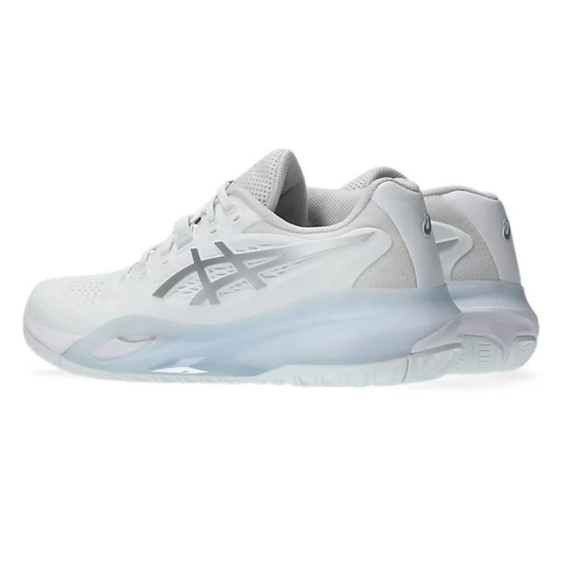 Asics รองเท้าเทนนิสผู้หญิง Gel-Resolution X | White/Pure Silver ( 1042A279-100 ) - Image 3