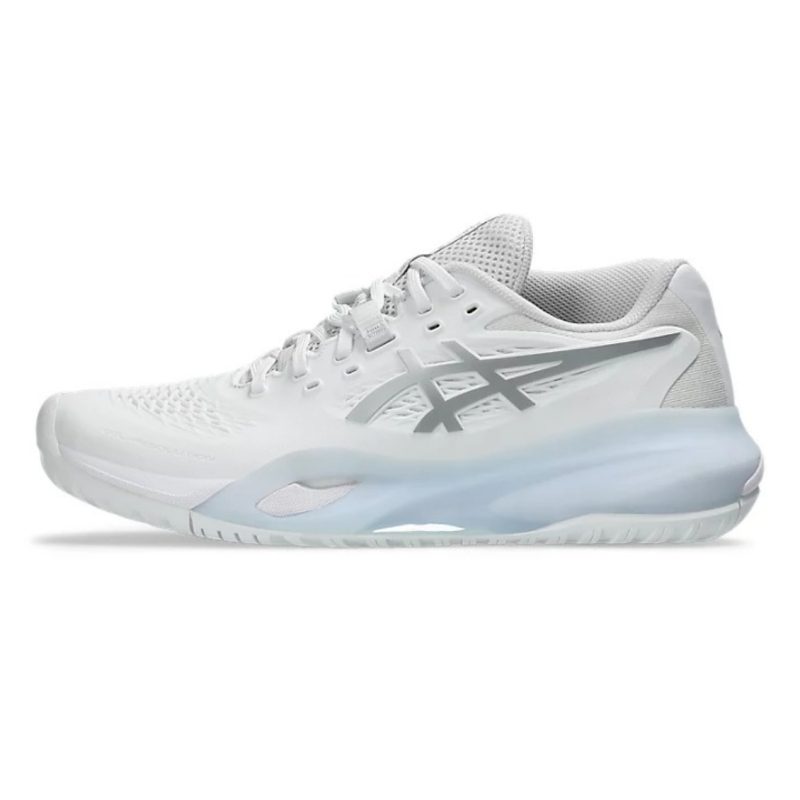 Asics รองเท้าเทนนิสผู้หญิง Gel-Resolution X | White/Pure Silver ( 1042A279-100 ) - Image 8