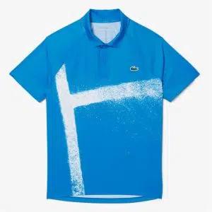 Lacoste เสื้อเทนนิสผู้ชาย Men’s Tennis x Novak Djokovic On Court Polo Shirt | Blue ( DH8959103D3 )