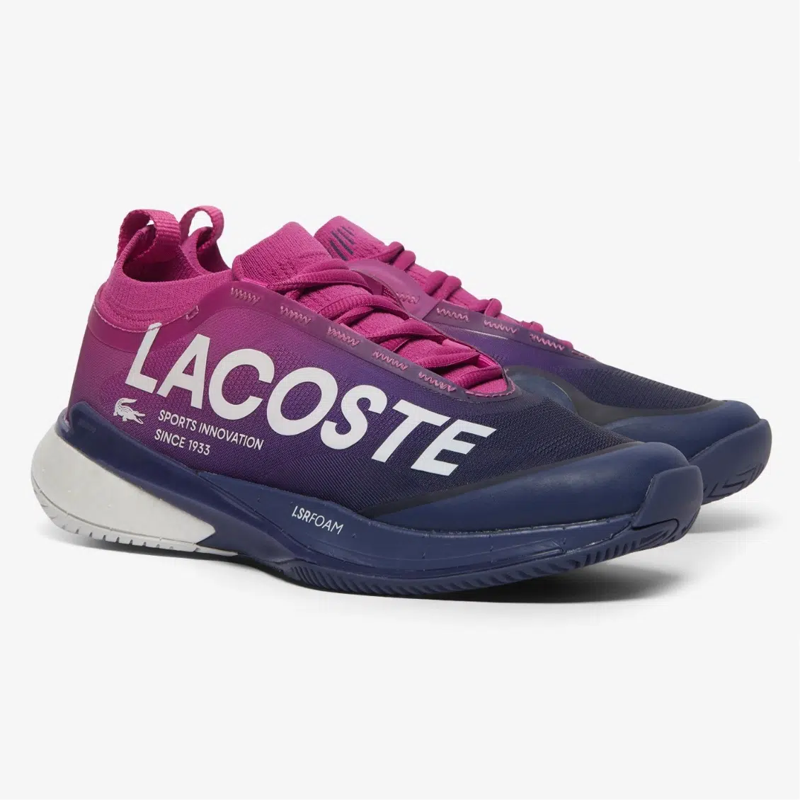 Lacoste รองเท้าเทนนิสผู้หญิง AG-LT25 Lite Tennis Shoes | Pink / Dark Blue ( 749SFA00943A6 ) - Image 2