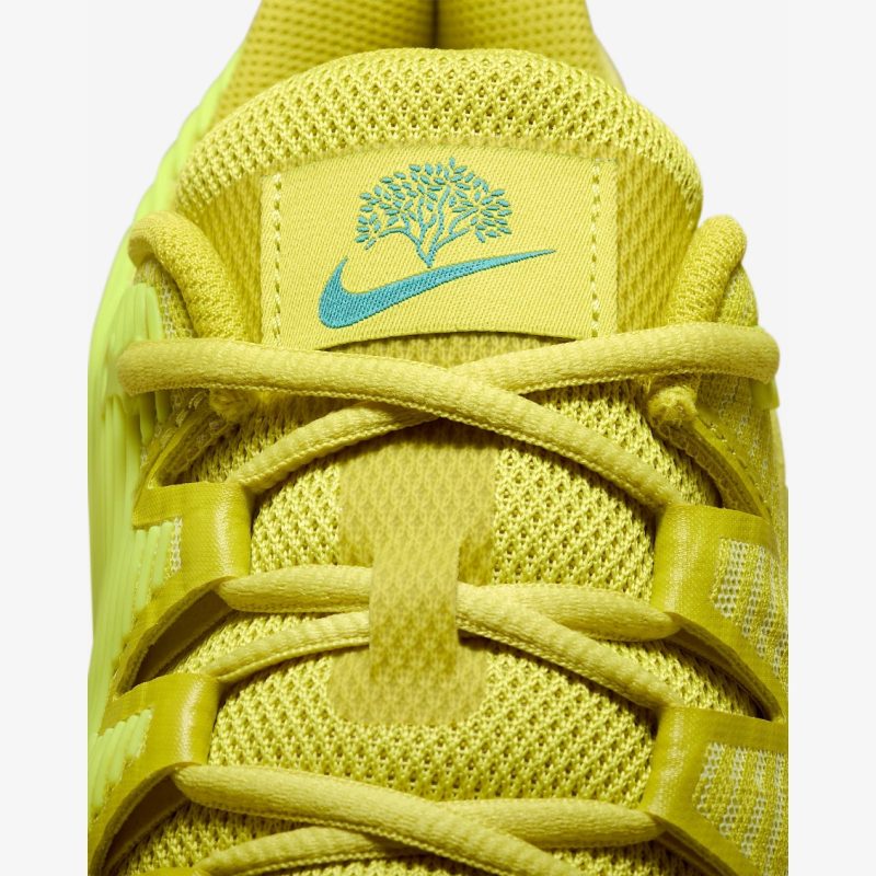 Nike รองเท้าเทนนิสผู้ชาย Zoom Vapor 12 Premium HC | High Voltage/Luminous Green/Mineral Teal/Cave Stone ( HF7827-300 ) - Image 9