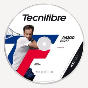 Tecnifibre เอ็นไม้เทนนิส Razor Soft 17/1.25mm Tennis Strings Reel | Lime ( 04RRAS125L )