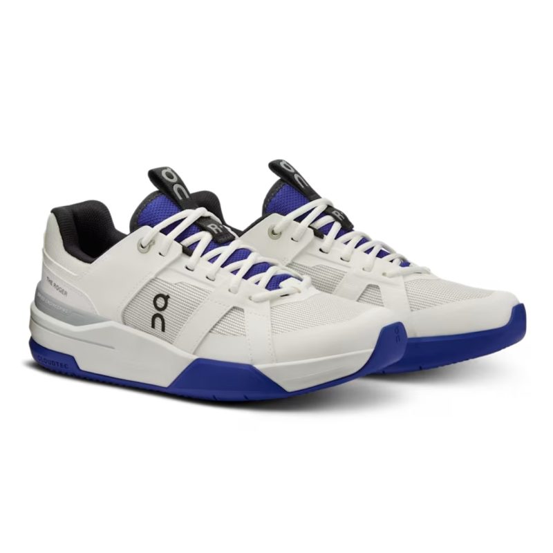 On รองเท้าเทนนิสเด็ก The Roger Clubhouse Pro Youth Tennis Shoes | White | Indigo ( 3YE10010629 ) - Image 2
