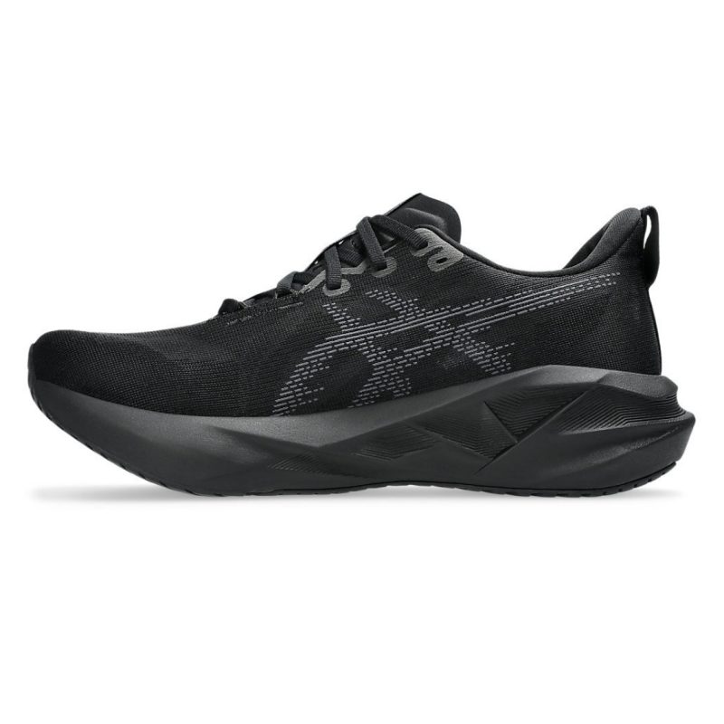 Asics รองเท้าวิ่งผู้ชาย Novablast 5 (2E) Wide | Black/Carrier Grey ( 1011B975-002 ) - Image 2