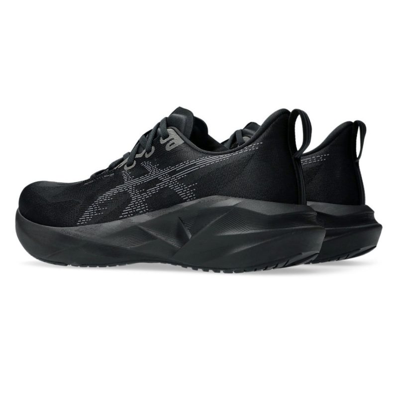 Asics รองเท้าวิ่งผู้ชาย Novablast 5 (2E) Wide | Black/Carrier Grey ( 1011B975-002 ) - Image 5