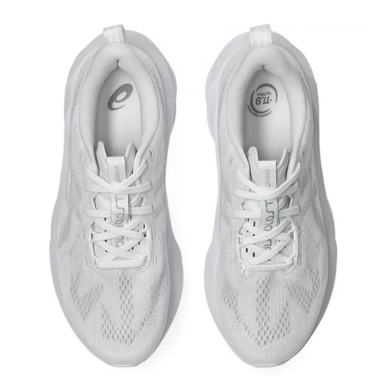 Asics รองเท้าวิ่งผู้หญิง Novablast 5 | White/Piedmont Grey ( 1012B765-100 ) - Image 7