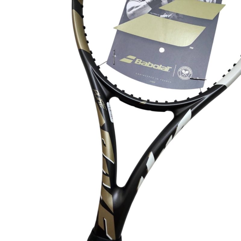 Babolat ไม้เทนนิส Pure Drive Wimbledon 2025 Tennis Racket G2 | Gold/Black ( 101544 ) - Image 2