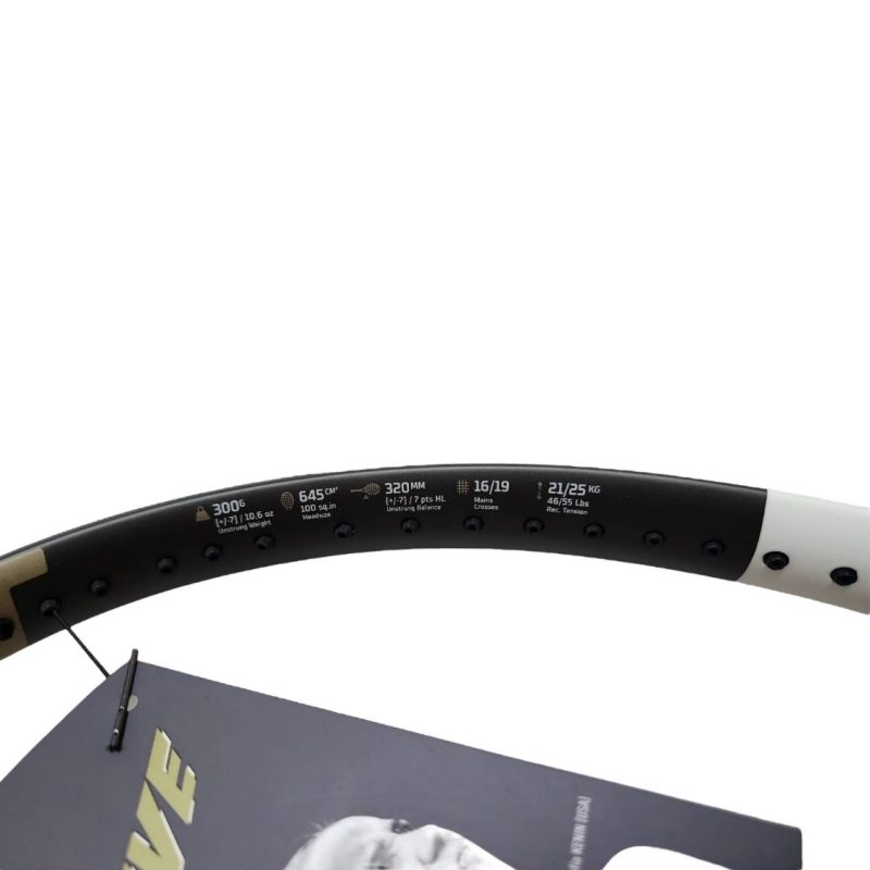 Babolat ไม้เทนนิส Pure Drive Wimbledon 2025 Tennis Racket G2 | Gold/Black ( 101544 ) - Image 4
