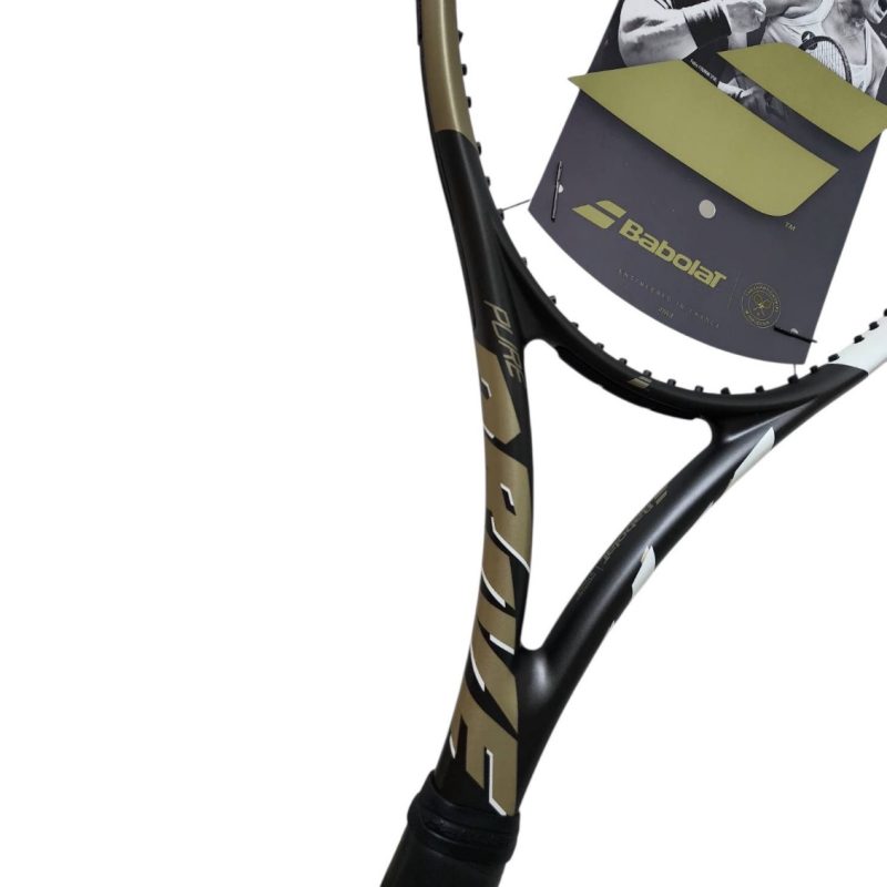 Babolat ไม้เทนนิส Pure Drive Wimbledon 2025 Tennis Racket G2 | Gold/Black ( 101544 ) - Image 3