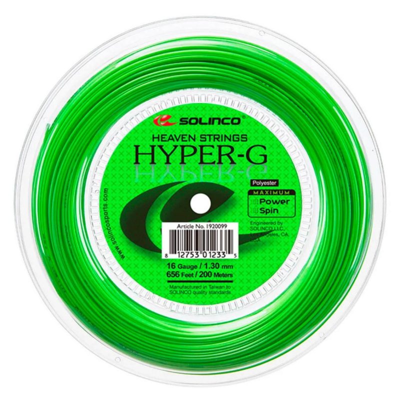 Solinco เอ็นไม้เทนนิส Hyper-G Soft 16/1.30mm Tennis String Reel | Bright Green ( 1920099 ) - Image 3