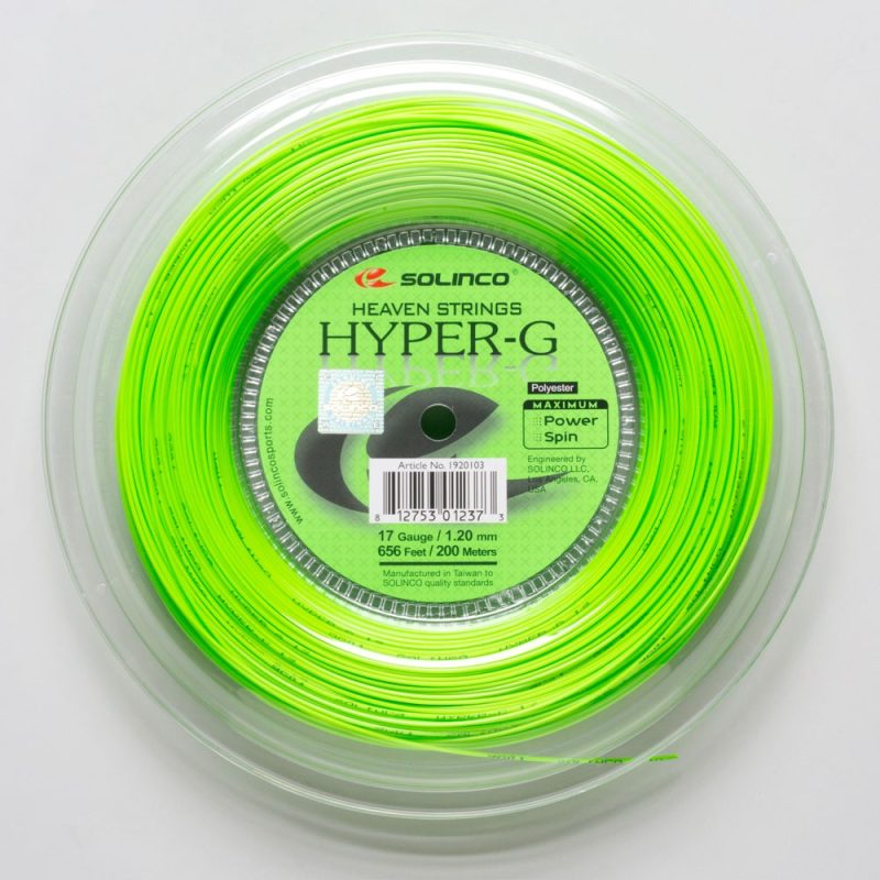Solinco เอ็นไม้เททนิส Hyper-G 17G/1.20mm Tennis String Reel | Bright Green ( 1920103 ) - Image 2
