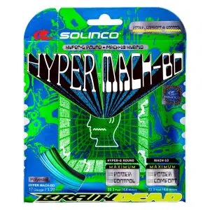 Solinco เอ็นไม้เทนนิส Hyper-Mach BD 17G/1.20mm Tennis String Reel | Green/Blue ( 1920617 )