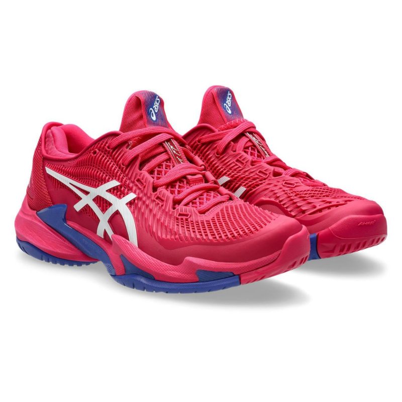 Asics รองเท้าเทนนิสผู้หญิง Court FF 3 | Bright Rose/White ( 1042A220-700 ) - Image 2