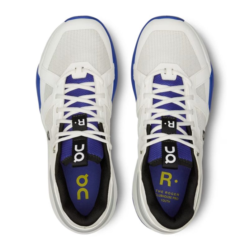 On รองเท้าเทนนิสเด็ก The Roger Clubhouse Pro Youth Tennis Shoes | Undyed | Indigo ( 3YE10012244 ) - Image 6