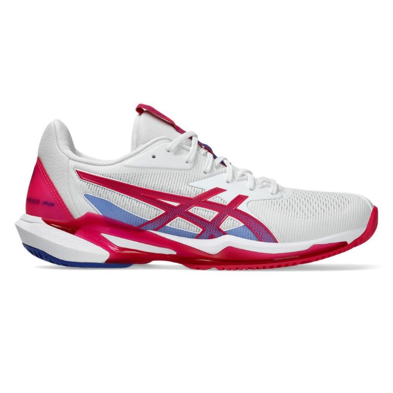 Asics รองเท้าเทนนิสผู้หญิง Solution Speed FF 3 | White/Bright Rose ( 1042A250-103 )