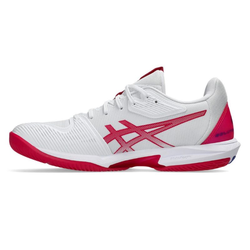 Asics รองเท้าเทนนิสผู้หญิง Solution Speed FF 3 | White/Bright Rose ( 1042A250-103 ) - Image 5