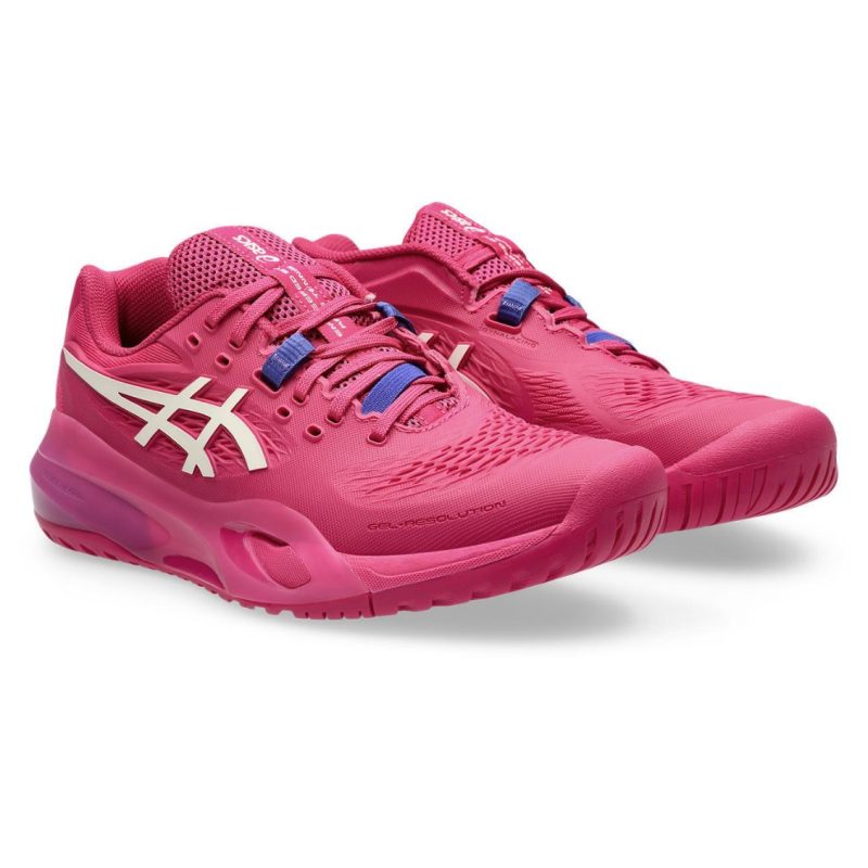 Asics รองเท้าเทนนิสผู้หญิง Gel-Resolution X | Bright Rose/Cream ( 1042A279-700 ) - Image 2