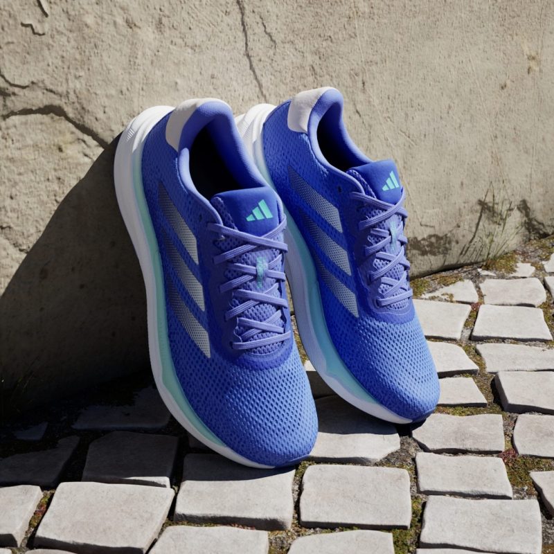 Adidas รองเท้าวิ่งผู้ชาย Supernova Stride Running | Cobalt Blue / Zero Metalic / Flash Aqua( ID3692 ) - Image 6