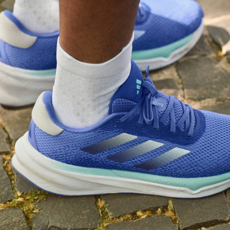 Adidas รองเท้าวิ่งผู้ชาย Supernova Stride Running | Cobalt Blue / Zero Metalic / Flash Aqua( ID3692 ) - Image 11