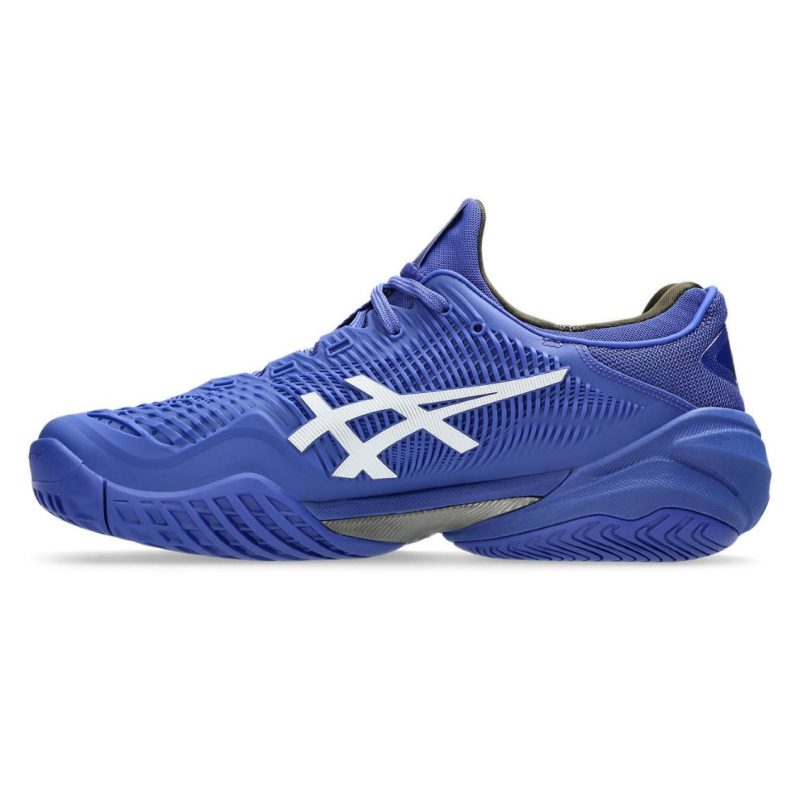 Asics รองเท้าเทนนิสผู้ชาย Court FF 3 | Dark Cobalt/White ( 1041A370-403 ) - Image 4
