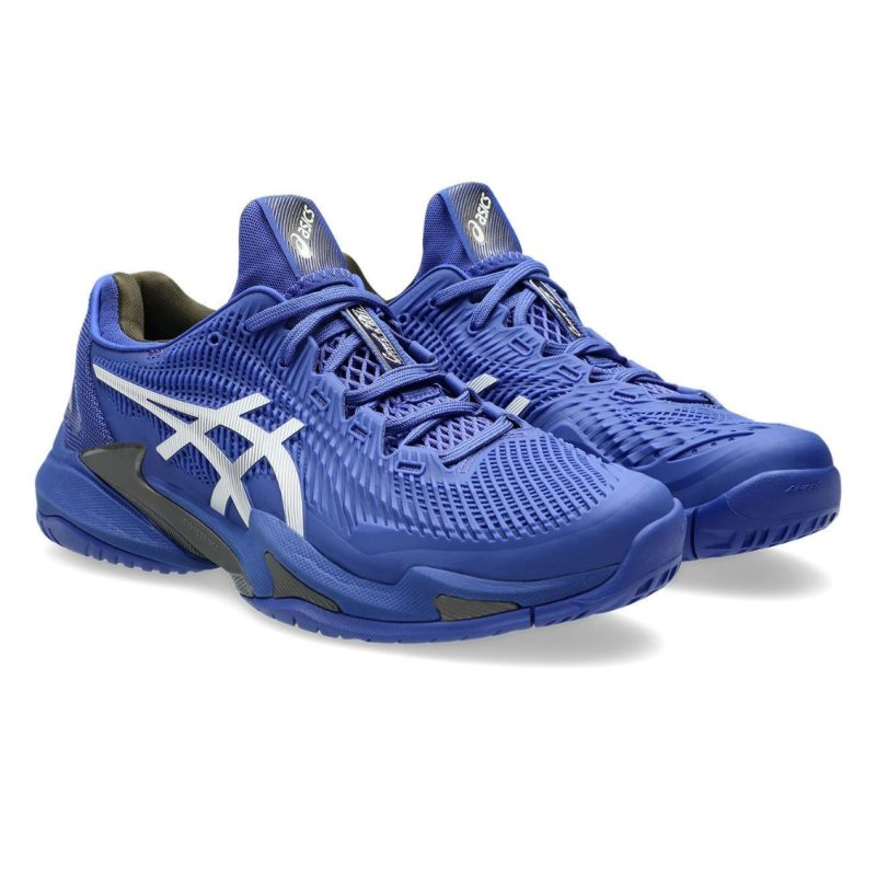 Asics รองเท้าเทนนิสผู้ชาย Court FF 3 | Dark Cobalt/White ( 1041A370-403 ) - Image 2