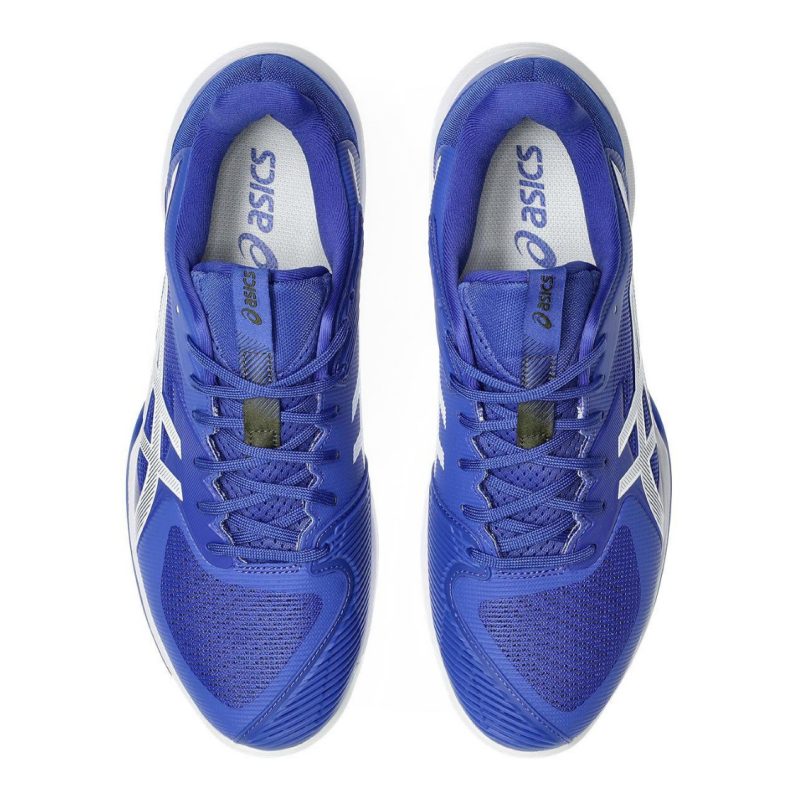 Asics รองเท้าเทนนิสผู้ชาย Solution Speed FF 3 | Dark Cobalt/White ( 1041A438-401 ) - Image 8