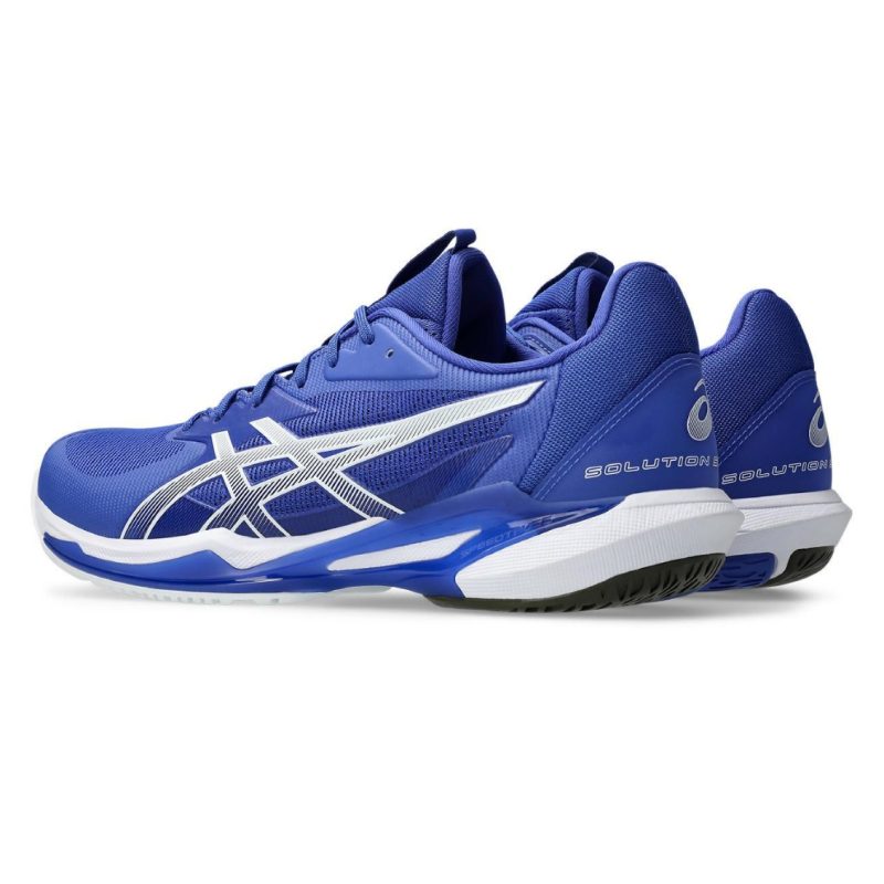 Asics รองเท้าเทนนิสผู้ชาย Solution Speed FF 3 | Dark Cobalt/White ( 1041A438-401 ) - Image 3