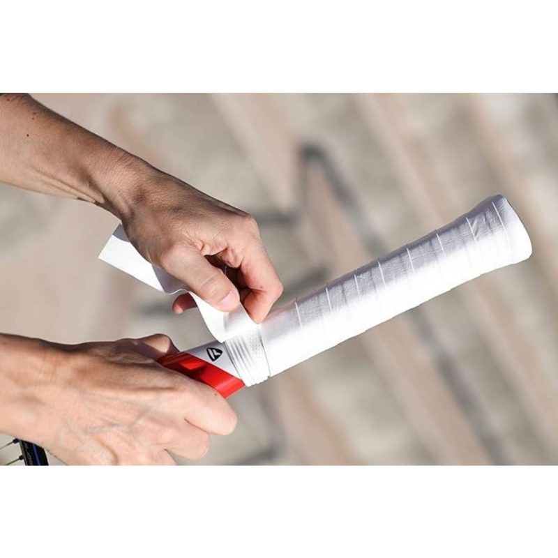 Tecnifibre เทปพันด้าม/กริ๊ปพันด้ามไม้เทนนิส Contact Pro x30 Overgrips Tape Racket Tennis | White ( 52ATPCON30CUT ) - Image 7