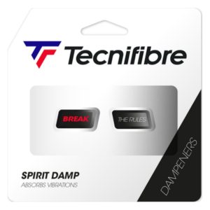 Tecnifibre ยางกันสะเทือน Spirit Damp | Black/Red ( 53SPIRIT02BK )