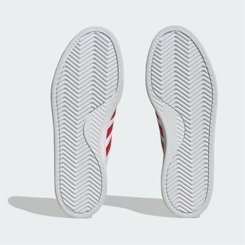 Adidas รองเท้าผ้าใบผู้ชาย Grand Court 2.0 | Cloud White/Better Scarlet/Core Black ( FZ6363 ) - Image 6