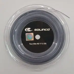 Solinco เอ็นไม้เทนนิส Tour Bite Round 17G/1.20mm Tennis String Reel | Grey ( TOURBITERD17CUT )