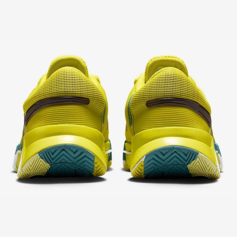 Nike รองเท้าเทนนิสผู้ชาย GP Challenge 1 Premium | High Voltage/Mineral Teal/Luminous Green/Cave Stone ( HF1173-300 ) - Image 6