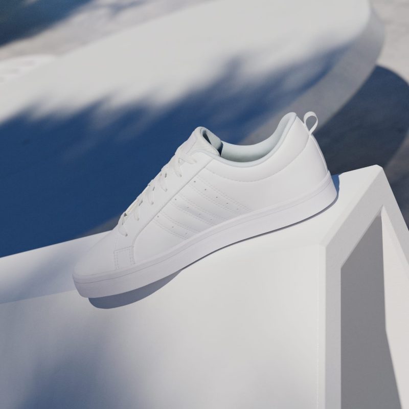 Adidas รองเท้าผ้าใบผู้ชาย VS Pace 2.0 Lifestyle Skateboarding | Cloud White / Cloud White / Cloud White ( HP6012 ) - Image 6