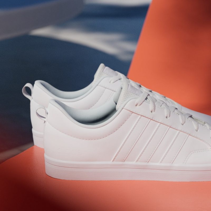 Adidas รองเท้าผ้าใบผู้ชาย VS Pace 2.0 Lifestyle Skateboarding | Cloud White / Cloud White / Cloud White ( HP6012 ) - Image 8