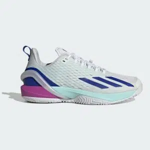 Adidas รองเท้าเทนนิสผู้ชาย Adizero Cybersonic | Cloud White / Lucid Blue / Semi Flash Aqua ( ID8562 )