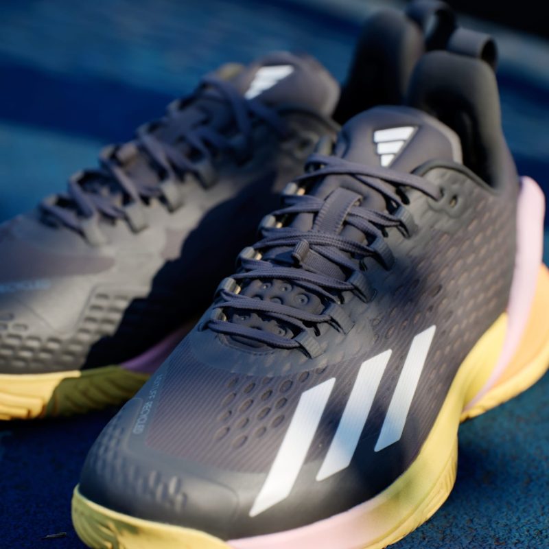Adidas รองเท้าเทนนิสผู้ชาย Adizero Cybersonic | Aurbla/Zeromt/Spark ( IF0436 ) - Image 3