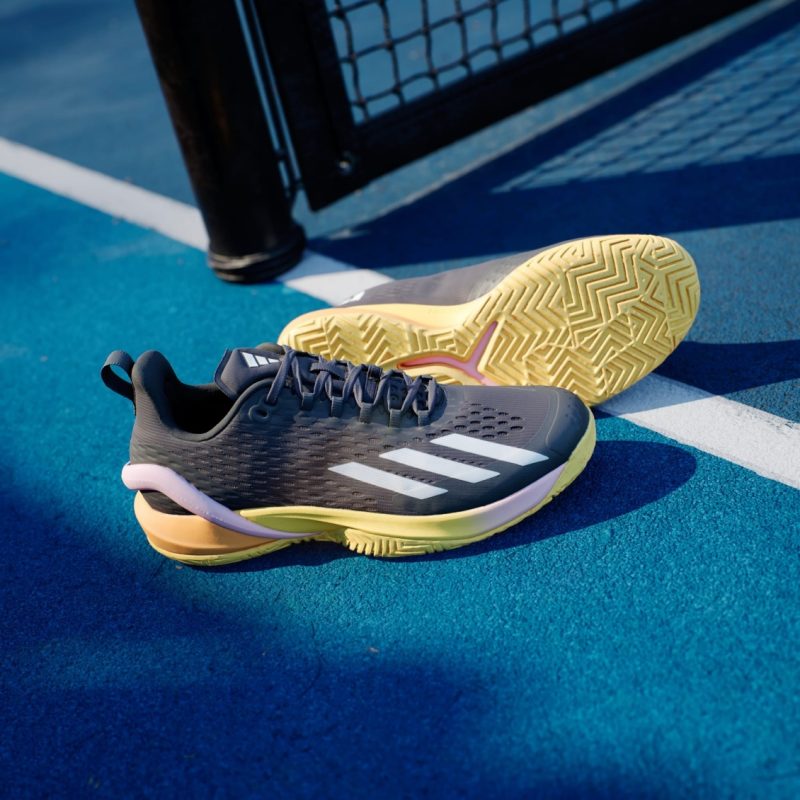 Adidas รองเท้าเทนนิสผู้ชาย Adizero Cybersonic | Aurbla/Zeromt/Spark ( IF0436 ) - Image 5