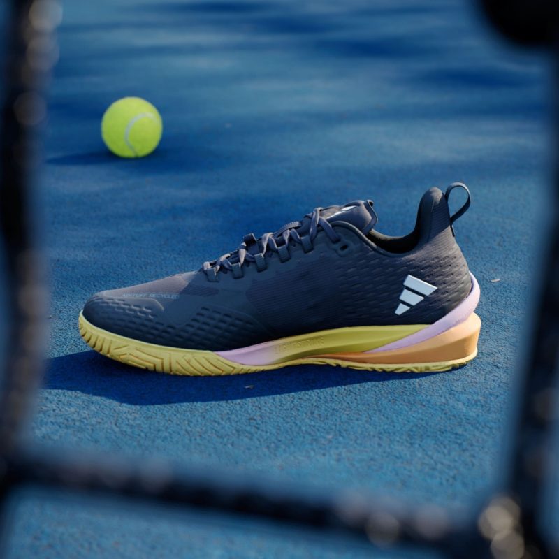 Adidas รองเท้าเทนนิสผู้ชาย Adizero Cybersonic | Aurbla/Zeromt/Spark ( IF0436 ) - Image 6