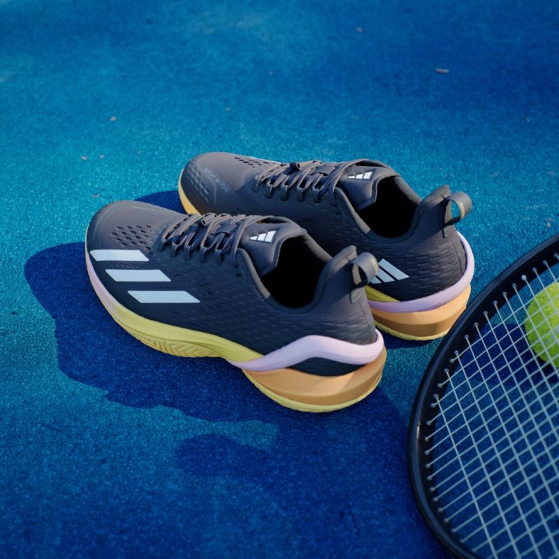 Adidas รองเท้าเทนนิสผู้ชาย Adizero Cybersonic | Aurbla/Zeromt/Spark ( IF0436 ) - Image 7