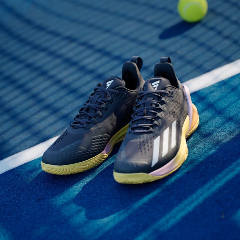 Adidas รองเท้าเทนนิสผู้ชาย Adizero Cybersonic | Aurbla/Zeromt/Spark ( IF0436 ) - Image 8