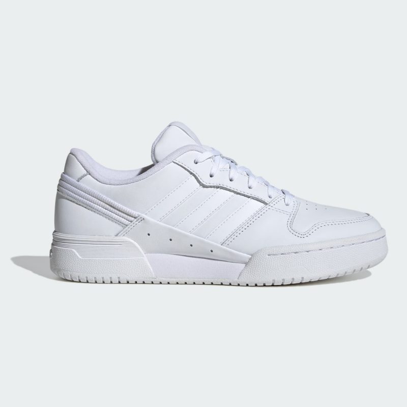 Adidas รองเท้าผ้าใบผู้ชาย Team Court 2.0 STR | Cloud White/Cloud White/Core Black ( IF1192 )