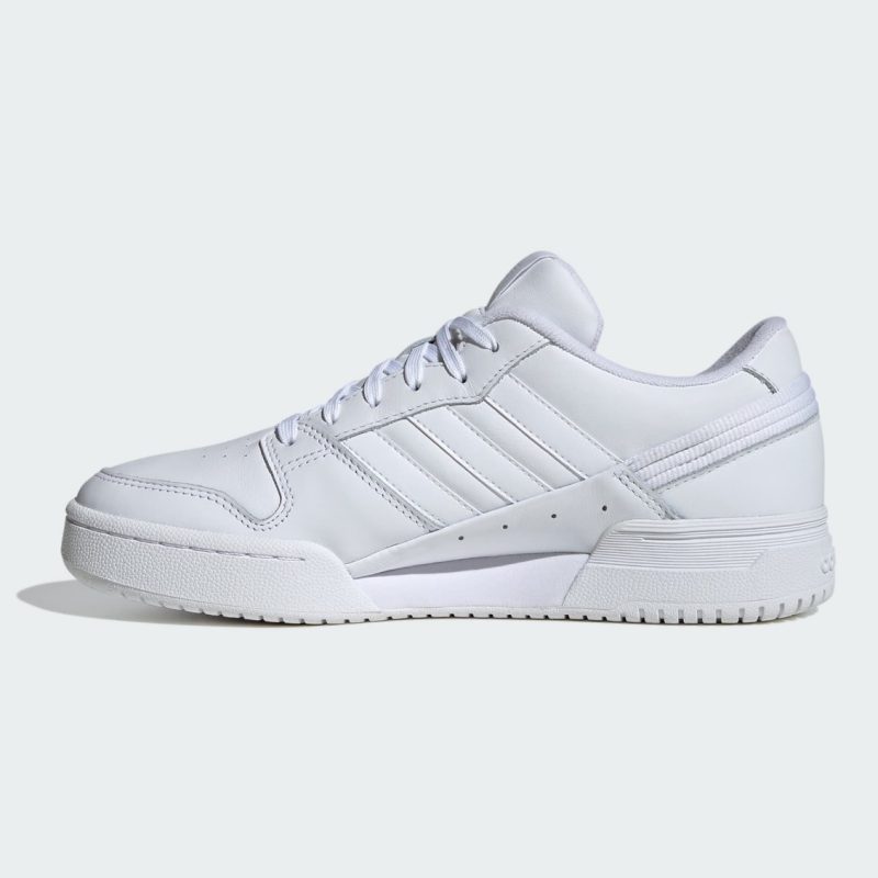Adidas รองเท้าผ้าใบผู้ชาย Team Court 2.0 STR | Cloud White/Cloud White/Core Black ( IF1192 ) - Image 2