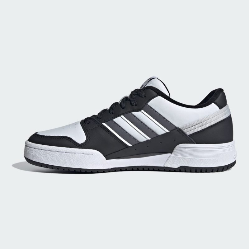Adidas รองเท้าผ้าใบผู้ชาย Team Court 2.0 STR | Core Black/Grey Five/Cloud White ( IF1197 ) - Image 6