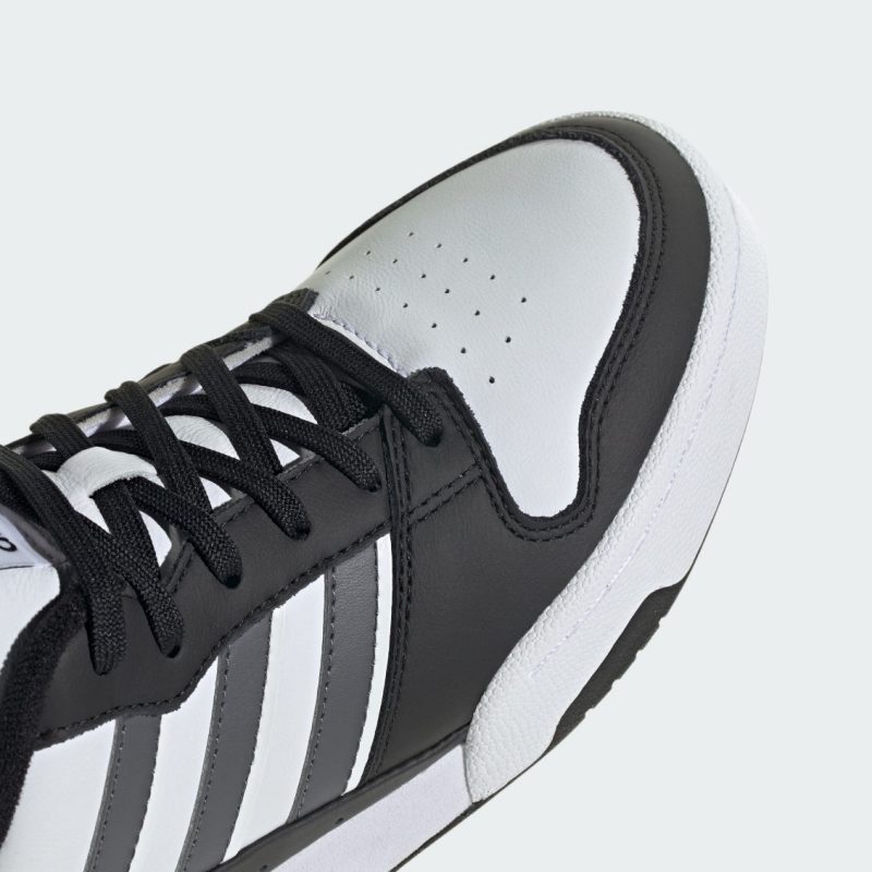 Adidas รองเท้าผ้าใบผู้ชาย Team Court 2.0 STR | Core Black/Grey Five/Cloud White ( IF1197 ) - Image 7