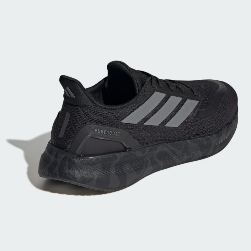 Adidas รองเท้าวิ่งผู้ชาย Pureboost Light 24 Running | Core Black / Iron Metallic / Carbon ( JR5130 ) - Image 5