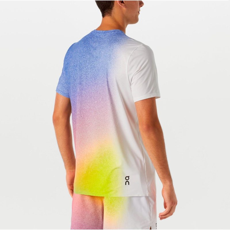 On เสื้อเทนนิสผู้ชาย Men’s Court-T | White/Inidigo ( 1ME10860629 ) - Image 5