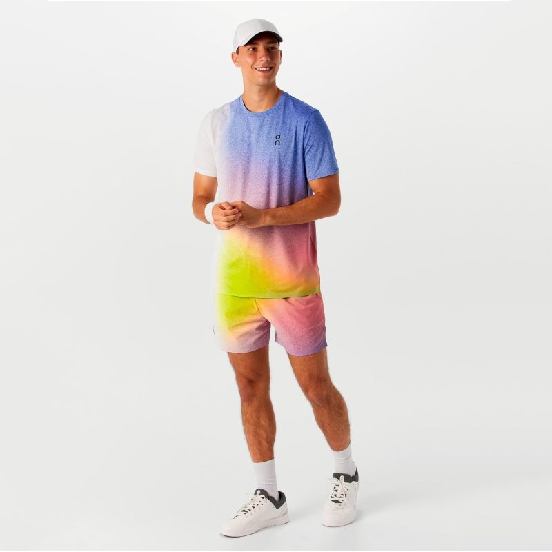 On เสื้อเทนนิสผู้ชาย Men’s Court-T | White/Inidigo ( 1ME10860629 ) - Image 6