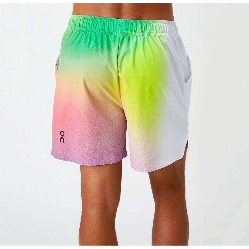On กางเกงเทนนิสผู้ชาย Men’s Court Shorts | White/Indigo ( 1ME12310629 ) - Image 5